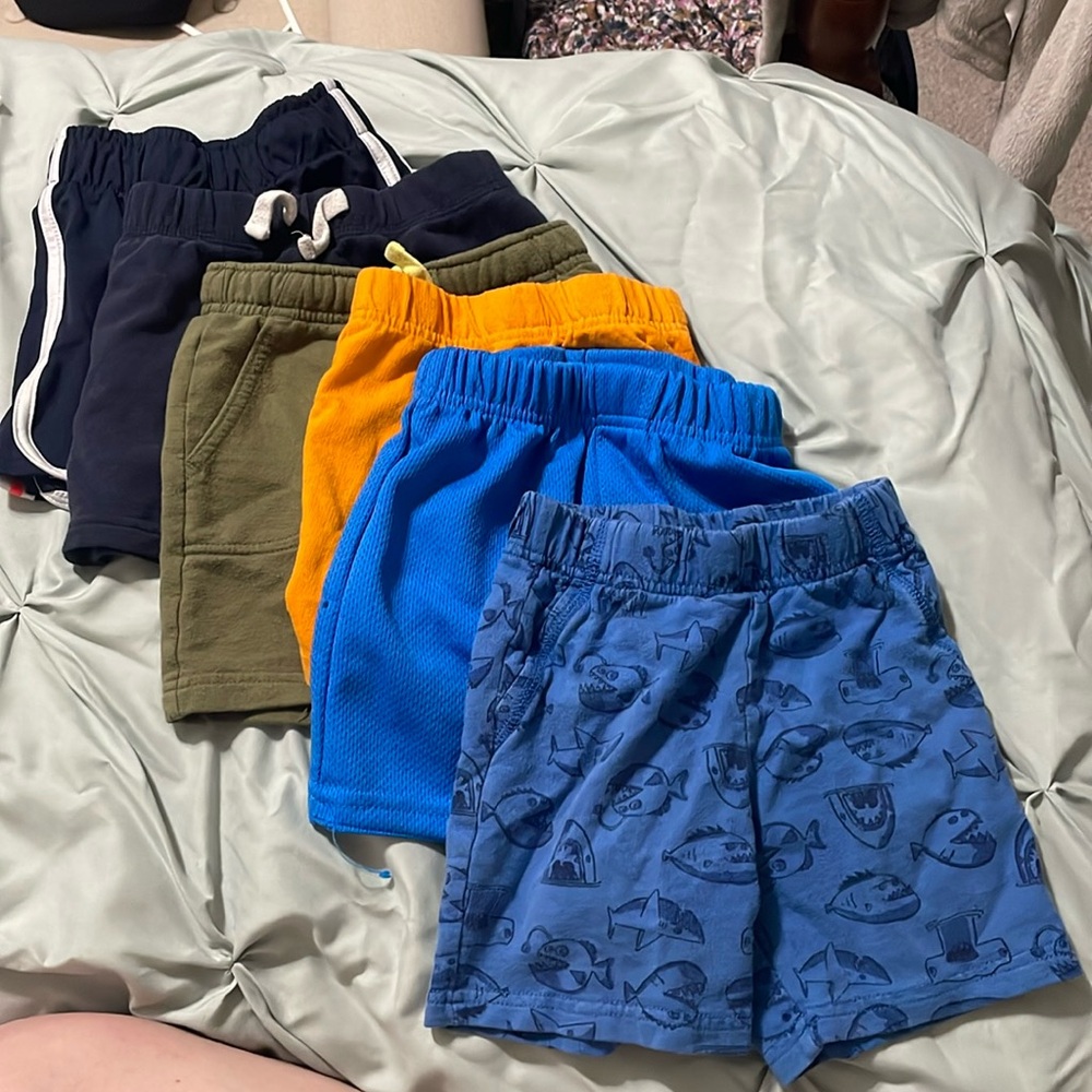 Six pairs of boys two T-shirts